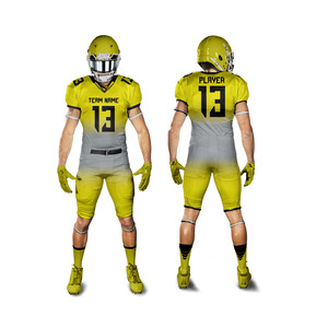 Maillot de football américain personnalisé avec vêtements de sport de plein air respirants à manches courtes, uniforme de haute qualité de grande taille - Product Image 4