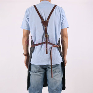 Professionnel unisexe réglable Double face bavoir multicolore coton coupe de cheveux Salon barbier tablier coiffure Cape - Product Image 5