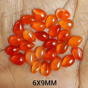 Natürliche Karneol Birnen form Glatter Cabochon Für Schmuck herstellung Alle Größen Erstellen Sie DIY Edelsteins chmuck Juni Birth stone Armband - Product Image 3