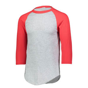 T-shirts unisexes Next Level en tissu tri-mélange à manches 3/4 raglan, t-shirts de baseball unisexes, t-shirts de baseball premium à manches 3/4 unisexes - Product Image 2