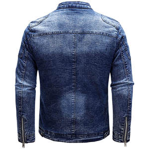 2026 Best Denim <b>Jacket</b> <b>Men</b> Stylish Winter Washed <b>Light</b> Wholesale Jeans <b>Jackets</b> Fashion Street Wear Unique Hip Hop Denim <b>Jacket</b> - Product Image 2