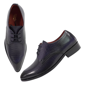 2025 meilleure qualité exportateur indien en cuir véritable bout pointu imprimé chaussures à lacets pour hommes d'Inde - Product Image 5