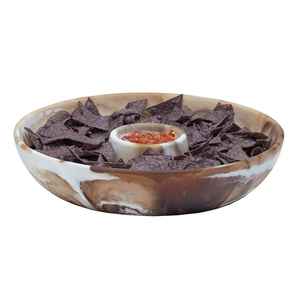 Home Decor and <b>Festival</b> <b>Gift</b> Ideas High-Quality Epoxy Resin Serving Bowl and Tray Set Designer Handmade Piece for - Product Image 1