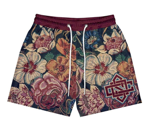 Shorts de sport d'été de haute qualité séchage rapide respirant maille-conception de Logo personnalisé décontracté non tissé tissage entraînement Muscle Shorts - Product Image 3