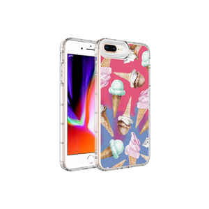 Coque de téléphone en silicone rigide à motifs de luxe JoieCreatif Series pour iPhone 8 Plus, protection de l'appareil photo, créative A53 Blackshark - Product Image 1