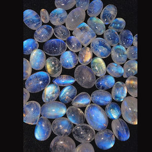 54ชิ้นพลอยสีรุ้งธรรมชาติขนาด14x10มม. 16X17มม. 18X13มม. 386พลอยทรงรีหินคุณภาพสูง - Product Image 1