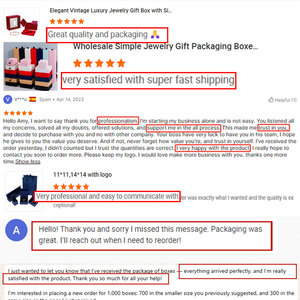 Màu xanh đậm Burgundy đồ trang sức hộp các tông bền vững nắp và cơ sở Sage màu xanh lá cây cứng nhắc bao bì hộp đồ trang sức cho hiển thị lưu trữ - Product Image 6