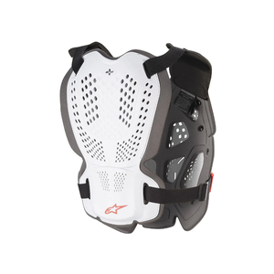 Protezione Toracica Offroad Alpinestars A-1 Plus Bianco Antracite Rosso Taglia M/L - Product Image 2