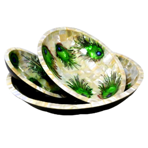 Bol de service en bois de forme ronde pour vaisselle décor à la maison restaurants ustensiles de cuisine avec cuillère en bois ensemble de bols complets - Product Image 1