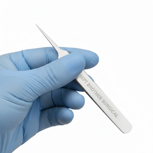 Pinzas de Precisión de Acero Inoxidable de Alta Calidad para Extensión de Pestañas, Pinzas Antiestáticas con Punta Puntiaguda para Pestañas de Volumen - Product Image 3