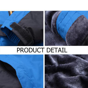 Waterproof Windproof Mens Winter <b>Ski</b> Jacket Fleece Lined Thermal Hooded Outdoor Snow Coat for Snowboarding and Hiking Mountain - Product Image 5
