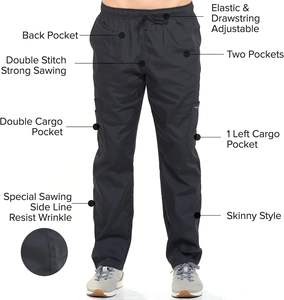 Top col en V unisexe, joggings chirurgicaux en coton, ensembles de gommage médical confort toute la journée, logo personnalisé pour les uniformes hospitaliers médecins infirmières - Product Image 4