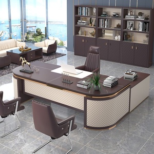 Comptoir de réception commercial moderne de luxe en bois MDF avec éclairage LED et finition laquée haute brillance pour caisse - Product Image 5