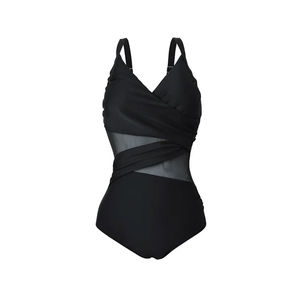 2025 traje de baño de una pieza para mujer de talla grande Control de barriga diseño sin espalda nuevo estampado verano playa desgaste Sexy Push traje de baño - Product Image 2