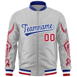 Wholesale Custom Embroidery Varsity Bomber <b>Jackets</b> <b>for</b> <b>Men</b> Winter Plus Size <b>Baseball</b> Team Lettermen Coats with Stand Collar - Product Image 3