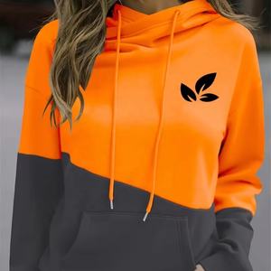 Pull en molleton à capuche pour femme, chaud, avec poche kangourou, anti-boulochage, coupe classique, confortable, lavable en machine, décontracté - Product Image 1