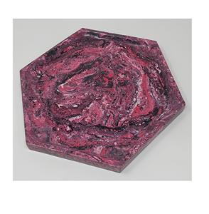 Tazón Redondo Multicolor Hecho a Mano de Resina, Tazones para Servir Pulidos, Utensilios de Cocina Decorativos Ecológicos de Origen Indio - Product Image 3