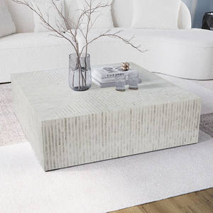 Recién llegado, mesa de centro sencilla de nácar, mesa de centro MOP superventas, decoración de mesa de centro para sala de estar, mesa de centro hecha a mano en Vietnam - Product Image 6