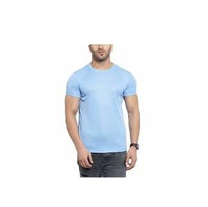 Camiseta lisa de manga corta para hombre, camisa transpirable con Logo de 100% algodón, 260g, gruesa, de verano - Product Image 4