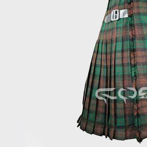 Premium Tartan Scottish Kilt Traditional Brown Watch Tartan Kilt With Dual <b>Buckle</b> <b>Straps</b>, Utility Kilts Supplier - Product Image 3