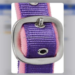 Halter de nailon suave acolchado con diseño personalizado, doble capa, extra cómodo, resistente, cosido, precio al por mayor - Product Image 1