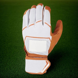 Premium Quality Leather Baseball Batting Gloves Waterproof Customized Logo Design Unisex Lightweight Eco-Friendly Custom Colors - Product Image 3