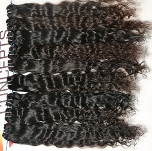 100% barato crudo sin procesar Natural 36 pulgadas ondulado paquetes proveedor virgen cutícula alineada Remy indio Extensiones de Cabello Humano Máquina - Product Image 5