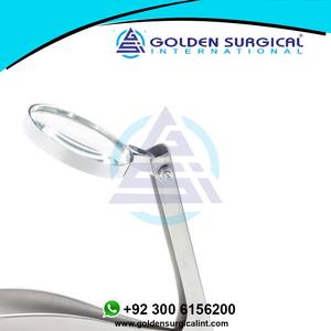 Pinzas de ortodoncista dental con lupa, instrumentos de laboratorio dental médico, herramientas de odontología edentulosas - Product Image 6