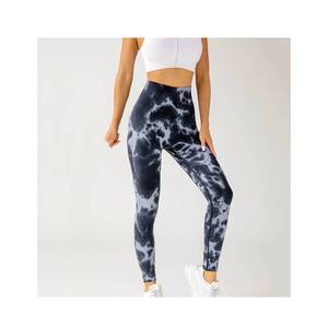 Pantalons de yoga taille haute à fleurs pour femmes, leggings respirants extensibles dans les quatre sens pour les vêtements de sport quotidiens - Product Image 4