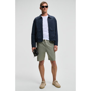 GRIMELANGE LASPER <b>Men's</b> <b>Lycra</b> Sides Pocket Elasticated Waist Relaxed Fit Shorts - Product Image 5