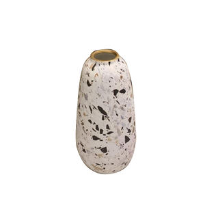 Jarrones de flores de acabado antiguo decorativos hechos a mano, decoración interior y exterior para el hogar, maceta, varios jarrones de Metal - Product Image 5