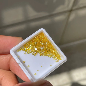 Diamantes Sueltos Melee de 2mm, Color Amarillo Fantasía, Forma Redonda, Cultivados en Laboratorio, Certificados por IGI, Claridad VS, para la Fabricación de Joyas, Venta al Por Mayor - Product Image 2