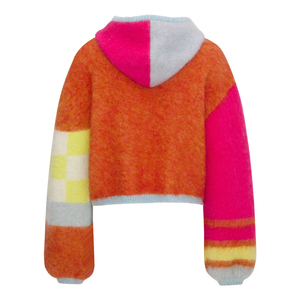 Sudadera con Capucha de Mohair 2026, Diseño Personalizado con Logotipo OEM ODM, Sudadera de Punto con Diseño Gráfico, Suéter de Lana de Mohair, Sudadera con Capucha de Mohair para Hombre, Unisex - Product Image 5