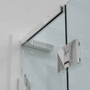 Conector de esquina magnético en forma de L <span class=keywords><strong>para</strong></span> pantallas de baño, cubierta de tornillo Invisible, abrazadera de vidrio, bisagra de baño, soporte abierto sin marco <span class=keywords><strong>para</strong></span> - Product Image 1