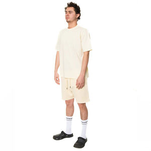 <b>Men's</b> Solid Plain Dyed Summer <b>Shorts</b> 100% Cotton Breathable Stylish Comfortable <b>for</b> Gym Workout Daily Wear - Product Image 5