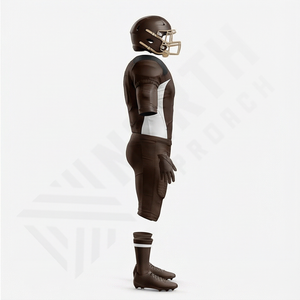 Uniforme de football pour hommes, respirant, manches courtes, logo d'équipe, impression par sublimation, vêtements de performance pour le football américain, vêtements d'équipe athlétique - Product Image 3