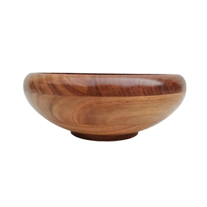 Tazón de madera de diseño moderno Precio al por mayor Top Trending Esmalte Impreso Frutero Decoración de mesa de comedor redondeada - Product Image 5