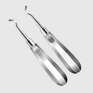 Juego de Elevadores de Raíces Dentales Manuales de Acero Inoxidable de 2 Piezas, Profesional, OEM/ODM, Reutilizable, Ergonómico, para Cirugía Oral - Product Image 4