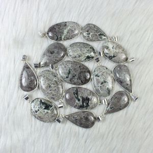 จี้พลอยคาเมไรท์ขายส่งเครื่องประดับชุบเงินสำหรับสาวๆฝังหนามเตย - Product Image 5