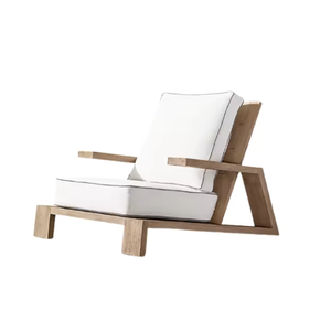 Modern Luxury Garden <b>Sofa</b> Set with Teak <b>Frame</b> and Fabric Eco-friendly Super Comfortable Indoor/Outdoor Use Direct Factory - Product Image 1