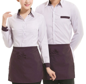 Uniformes de restaurante de camarera de recepcionistas de uso a largo plazo de marca de etiquetado privado más vendidos para ropa de trabajo de personal masculino y femenino - Product Image 2