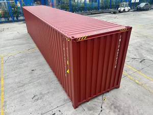 Conteneur maritime métallique d'occasion 80% neuf, 40 pieds High Cube (40HC, 40HQ), conteneur de stockage ISO pour la vente - Product Image 2