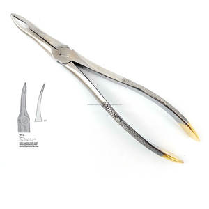 Pinzas ergonómicas manuales para extracción dental Fig. 49, para raíces superiores muy finas, de acero inoxidable quirúrgico, World Precision Surgical - Product Image 5