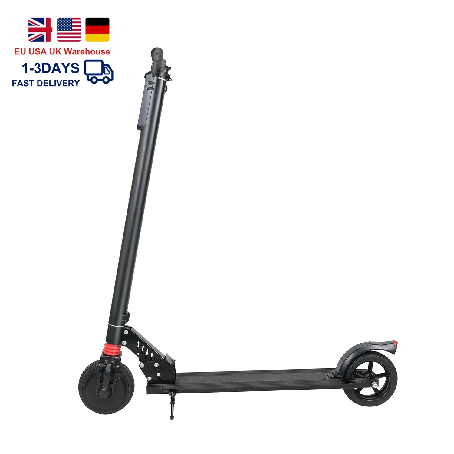 EU UK PL US Warehouse Versand Hohes Gewicht 270w E-Scooter zusammen klappbar Erwachsene 2 Rad 24V Günstige Elektro roller