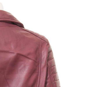 Chaqueta de cuero con cuello levantado para mujer de alta calidad, transpirable, curtido a la moda, temporada de invierno, tela satinada ecológica - Product Image 5