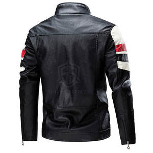 Premium Quality Men's Genuine Leather <b>Biker</b> Fashion <b>Jacket</b> Full Sleeve Custom Logo Breathable & Warm Winter Design Customizable - Product Image 2