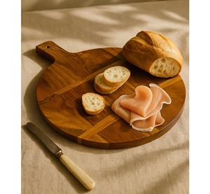 Tablas de Queso de Madera de Diseño Creativo, Tabla de Servir Rústica para Aperitivos, Tablas de Cortar, Utensilios de Cocina para Charcutería al Mejor Precio - Product Image 1