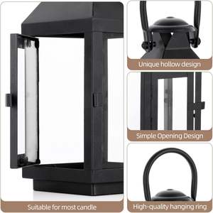 Dôme de lanterne décorative en métal moderne et écologique pour les cafés de Noël Hôtels Décoration intérieure sophistiquée pour la maison - Product Image 2