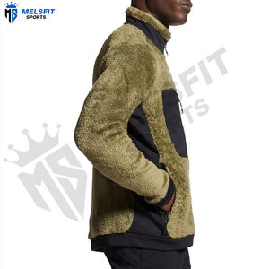 Nueva Chaqueta de Invierno 2025 para Hombre, Venta al por Mayor, 100% Poliéster, Logotipo Personalizado Bordado e Impreso, Chaqueta Polar con Cremallera Completa para Hombre - Product Image 4
