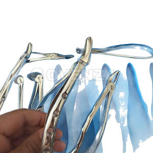 Juego de 10 Pinzas de Extracción Dental para Adultos, Pinzas Quirúrgicas Manuales de Acero Inoxidable y Tungsteno con Agarre Ergonómico - Product Image 2